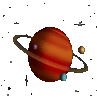 GIF animado (21328) Saturno satelites