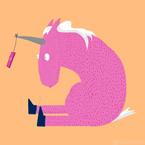 GIF animado (21743) Selfie unicornio