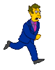 GIF animado (19366) Seymour skinner corriendo