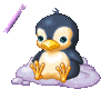 GIF animado (29059) Signo barra pinguino