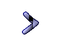 GIF animado (27892) Signo corchete derecho azul