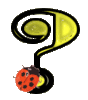 GIF animado (25653) Signo interrogacion amarillo mariquita