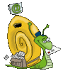 GIF animado (29200) Simbolo arroba caracol