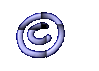 GIF animado (27913) Simbolo copyright azul