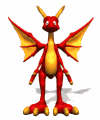 GIF animado (21920) Simpatico dragon rojo