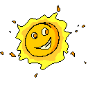 Imagen GIF de Sol divertido animado