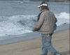 GIF animado (24220) Surfista torpe