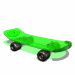 GIF animado (16526) Tabla skate verde