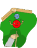 GIF animado (15421) Taco bola billar