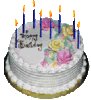 GIF animado (22349) Tarta de cumpleanos