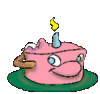 GIF animado (22351) Tarta de cumpleanos