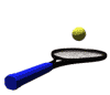 GIF animado (16679) Toques raqueta azul