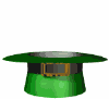 GIF animado (22468) Trebol irlanda sombrero