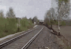 GIF animado (24035) Tren montana rusa