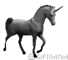 GIF animado (21764) Unicornio negro