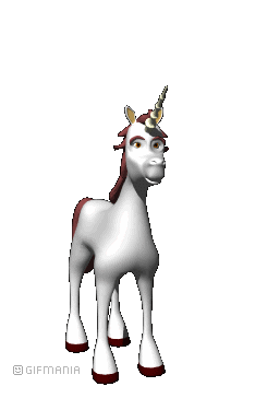 GIF animado (21767) Unicornio patas traseras