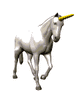 GIF animado (21770) Unicornio plateado