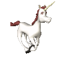 GIF animado (21776) Unicornio trotando