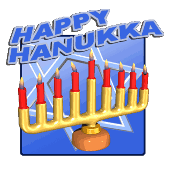 GIF animado (22634) Velas de hanukkah en d