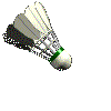 GIF animado (15249) Volante badminton
