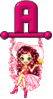 GIF animado (35986) Abecedario dollz