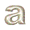 GIF animado (40441) Letra a brillo