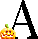 GIF animado (38051) Letra a calabazas halloween