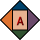 GIF animado (40539) Letra a geometrica
