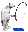 GIF animado (31347) Letra a oso polar