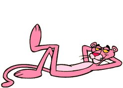 GIF animado (36139) Letra a pantera rosa