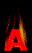 GIF animado (37727) Letra a roja ardiendo