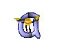 GIF animado (36446) Letra a smilies