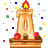 GIF animado (36708) Letra a tarta