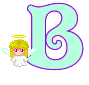 GIF animado (38995) Letra b angelito