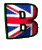 GIF animado (42516) Letra b bandera inglaterra