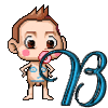 GIF animado (43038) Letra b bebe