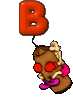 GIF animado (43140) Letra b boxeador
