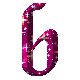 GIF animado (34099) Letra b brillante morada