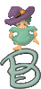 GIF animado (37977) Letra b brujita
