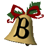 GIF animado (40860) Letra b campana navidad
