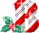GIF animado (41092) Letra b caramelos navidad
