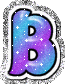 GIF animado (40390) Letra b colores frios