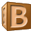 GIF animado (39307) Letra b cubo letra