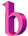 GIF animado (45054) Letra b d rosa