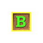 GIF animado (39343) Letra b dado letras