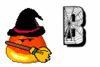 GIF animado (38149) Letra b dulces halloween
