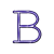 GIF animado (44752) Letra b elastica