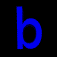 GIF animado (41922) Letra b fondo negro
