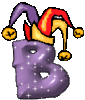 GIF animado (33502) Letra b glitter divertida