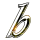 GIF animado (34162) Letra b glitter negra